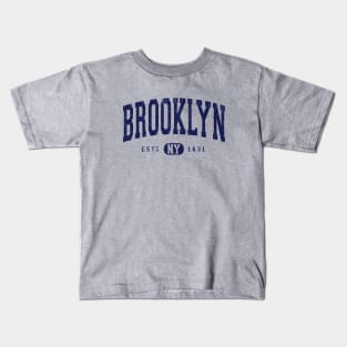 Brooklyn NY Distressed Retro Souvenir Kids T-Shirt